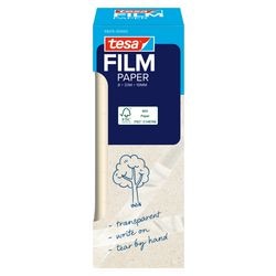 Papel film Tesa - cinta adhesiva transparente, 8 rollos, 19 mm x 33 m
