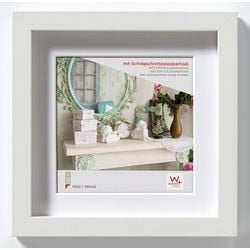 Walther stockholm - marco de madera mdf - tamaño foto 20x20 cm - blanco