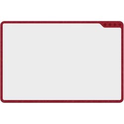 Pizarra blanca para sala de juegos 868768000 con tapa roja (tereftalato de polietileno)