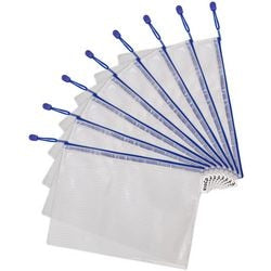 Borsa portaoggetti djois a4 blu PVC (cloruro di polivinile)