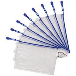 Borsa portaoggetti djois a5 blu PVC (cloruro di polivinile)