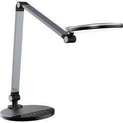 Desk lamp powered by paperflow led chuck black mains power 454x100x433 mm