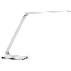 Desk lamp meet powered by paperflow led olga white mains power 354 x 200 x 400 mm