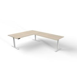 Scrivania sit-stand Kerkmann Move 3 a forma di L