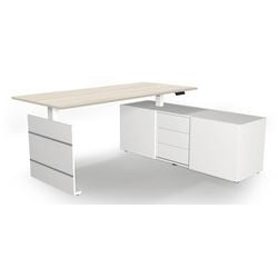 Scrivania sit-stand Kerkmann Move a 3 angoli
