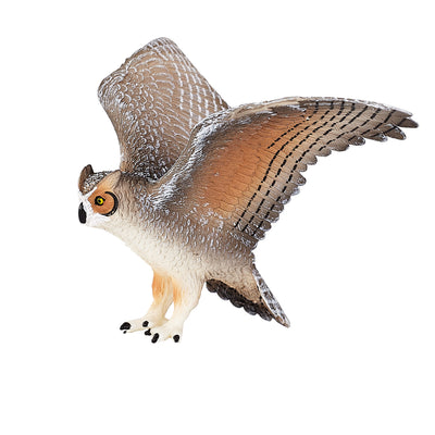 Mojo Wildlife Large Owl Horned 387284