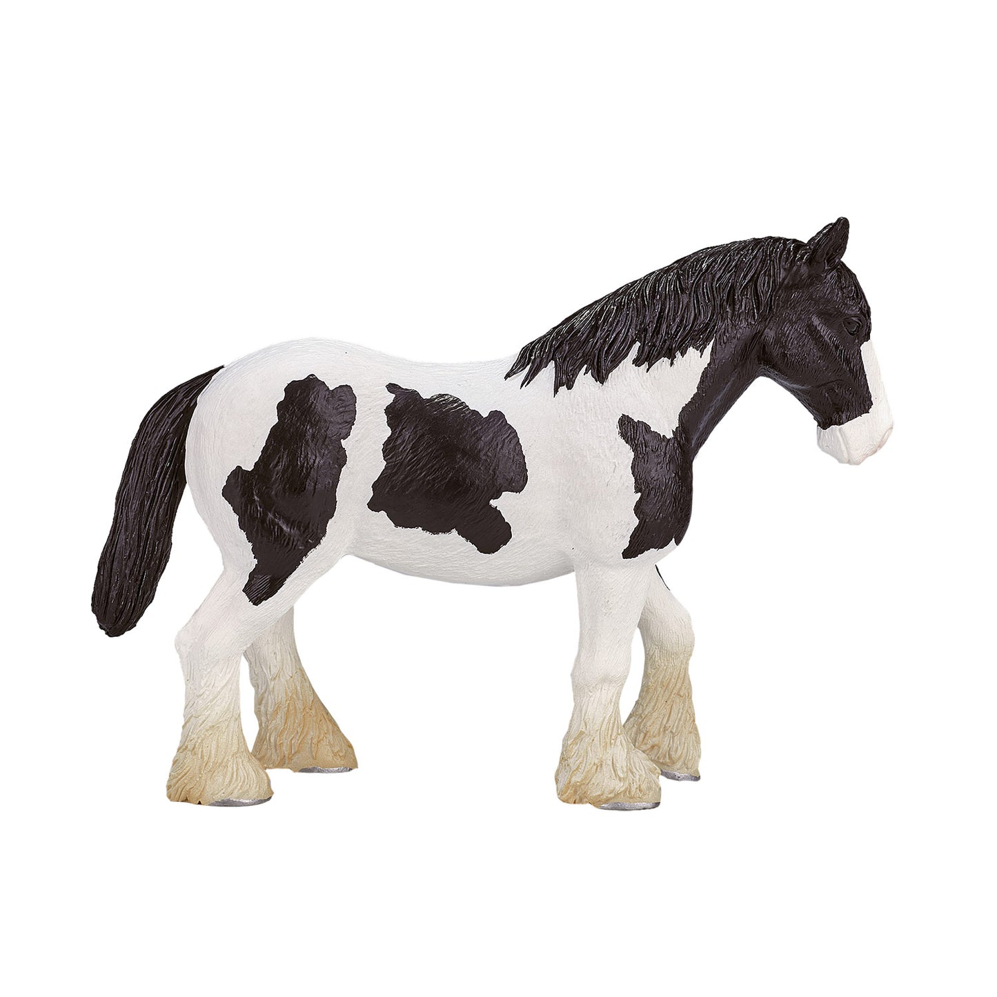 Mojo Horse World Clydesdale Horse Blanco y negro 387085