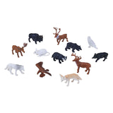 Mojo Wildlife Mini Forest Animals Set, 12dlg. 380054 - afbeelding 1