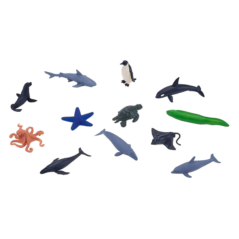 MOJO SEALIFE Mini Animali marini Play Set, 12dlg. 380056