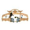 Mojo Farmland Western Ranch with Horse and Cowboy Play set 380064