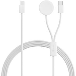 Cable de carga xlayer USB-C macho 1,5 m blanco