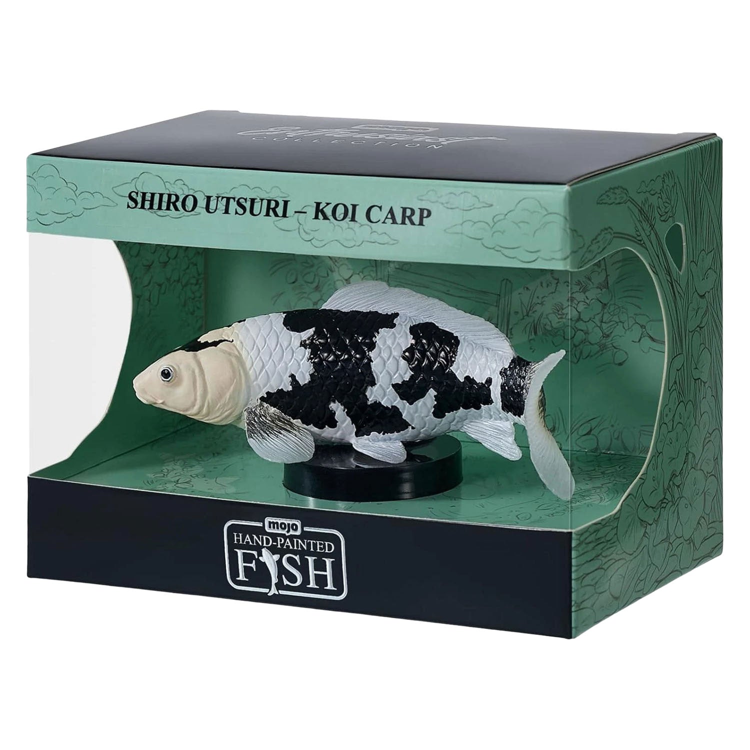 Collezione Mojo koi - shiro utsuri koi bianco e nero 381120