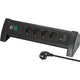 Multipresa Brennerstuhl premium office-line con 4 prese multiple con USB C PD 30W e USB A 18W (made in Germany, scatola di distribuzione con cavo da 1,8 m e interruttore, presa multipla ideale per la scrivania)