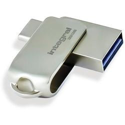 Memoria USB integral 32GB metálica dual USB-C y USB 3.0 - 9500280