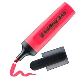 Marcador de texto rojo 4.345002 edding