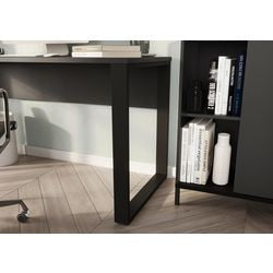 Bureau germania rovigo rectangular graphite 600 mm (d) x 740 mm (h) chipboard