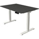 Sit-stand desk Kerkmann move 1 stable graphite, white 1270 mm x 1200 mm