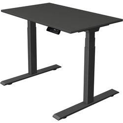 Sit-stand desk Kerkmann move 1 stable graphite, gray 1270 mm x 1000 mm