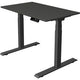 Scrivania sit-stand Kerkmann move 1 stabile grafite, grigio 1270 mm x 1000 mm