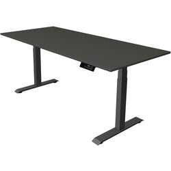 Sit-stand desk Kerkmann move 1 stable graphite, gray 1270 mm x 1800 mm