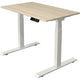 Sit-stand desk Kerkmann move 1 stable maple, white 1270 mm x 1000 mm