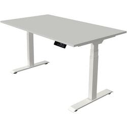 Scrivania sit-stand Kerkmann Move 1 stabile grigio, bianco 1270 mm x 1400 mm