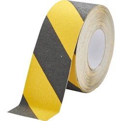 Cinta antideslizante negra agarre duradero 75 mm