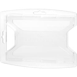 Security card holder durable transparent 8.4 mm x 100 mm x 74 mm