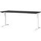 Sit-stand desk germania 7909-569be graphite, white T-base