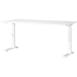 Scrivania Germania 7911-84uk piede a C bianco