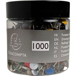 Chinchetas exacompta 14767º surtido de colores 338 g