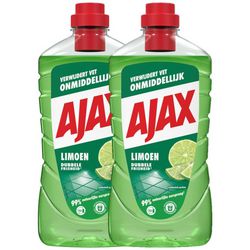 Limpiador multiusos ajax lima 2 x 1 l