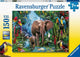 Ravensburger - Elephants in the Jungle 150 pieces XXL