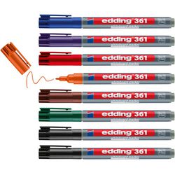 Pennarello per lavagna bianca edding 4-361-8-s2999 multicolore e-361