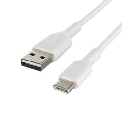 Cable de carga belkin cab001bt2mwh blanco usb-a macho a usb-c macho