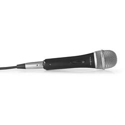 Micrófono diablillo Nedis MPWD50CBK gris, negro con cable