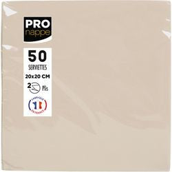 Servilletas pronappe 2 capas crema 10 x 10 x 95 cm