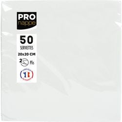 Servilletas pronappe 2 capas blanco 10 x 10 x 9,5 cm