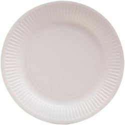 Piatto da pranzo pronappe bianco 23 x 23 x 4,5 cm