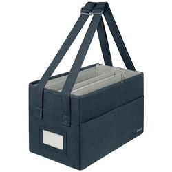 Bolsa de almacenamiento compacta para hot desking de tela de Leitz - gris terciopelo