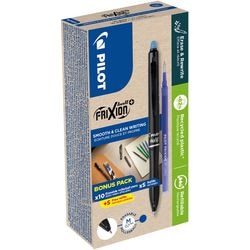 Pilot rollerball pen frixion ball plus 2262703g10m blue 0.4 mm medium