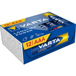 Batterie Varta Longlife Power aaa 12 pezzi