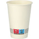Wegwerpbekers papstar wit 180 ml