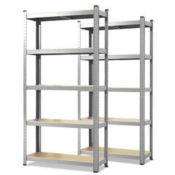 Armario Ty karat lakota mdf, chapa de acero 900 x 400 x 1800 mm plateado