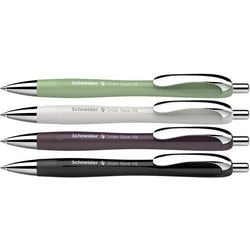 Schneider strumenti da scrittura penna a sfera schneider - slider rave trend - pennino xb - scatola assortita 3+1 in omaggio - s-132684