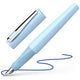 Pluma estilográfica schneider de instrumentos de escritura schneider - tomo - punta m - azul hielo - s-168803