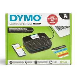 Stampante per etichette portatile Dymo label manager executive 640 cb | Etichettatrice compatta con tastiera qwerty | Connettività Bluetooth e USB | Compatibile con etichette standard D1 e durevoli