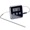 Westmark digitale braadthermometer, met alarm, om op te hangen of neer te zetten, roestvrij staal kunststof, zilver zwart, 12912280