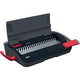 Rilegatrice manuale Gbc combbind® cb12 - pettini per rilegatura in plastica - 195 fogli - nero rosso