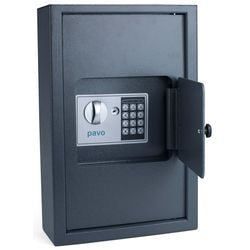 Armadietto portachiavi pavo 8009022 serratura elettronica grigia